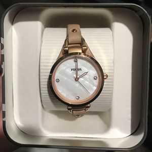 COPY - CLASSIC MINUTE THREE-HAND TAN LEATHER WATCH